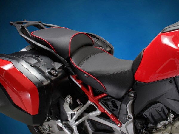 World Sport Seats for the Ducati Multistrada V4 2021+, Performance Plus, Red.